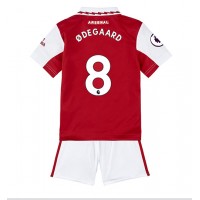 Arsenal Martin Odegaard #8 Fußballbekleidung Heimtrikot Kinder 2022-23 Kurzarm (+ kurze hosen)